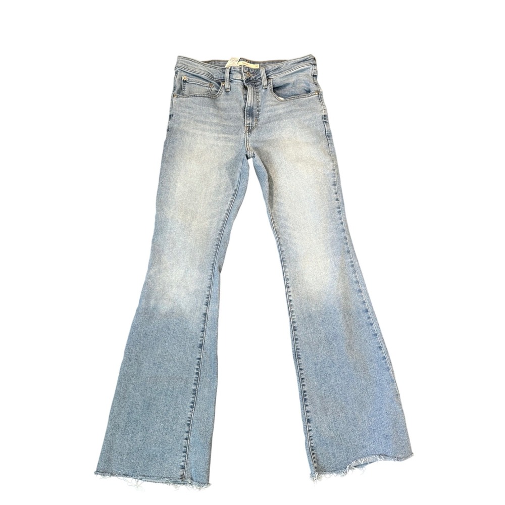 Levi's Women's 726 High Rise Flare Light Wash Denim Jeans Size 30